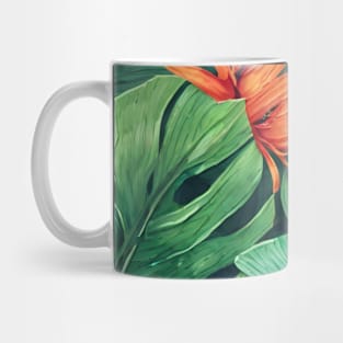 Tropical Plants and Leaves Mug